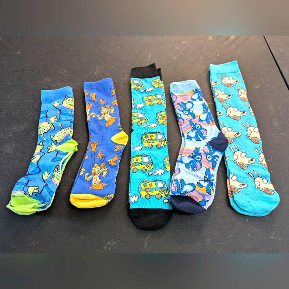 Graphic Cartoon Socks